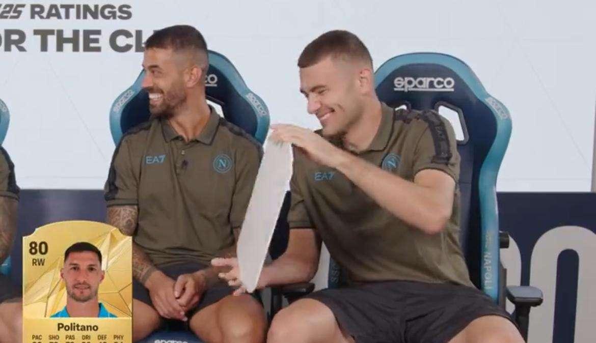FC 25, ecco i ratings: la clip SSCNapoli con Di Lorenzo, Spinazzola, Politano e Buongiorno