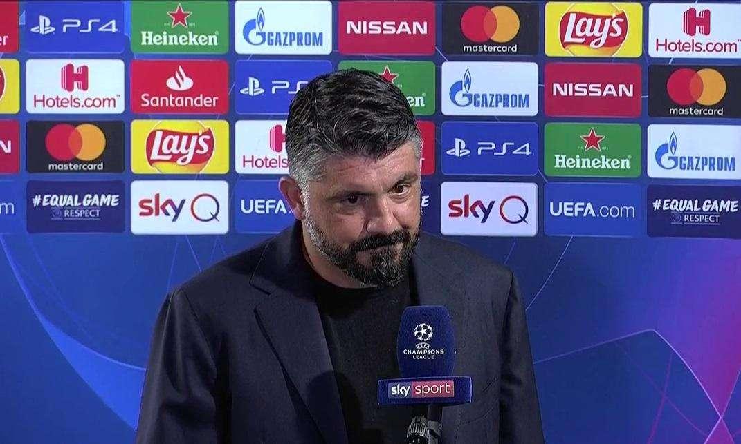 Gattuso a Sky: "Gara regalata ad un Barça in difficoltà! Creato il doppio. Mi brucia, potevamo farcela..."