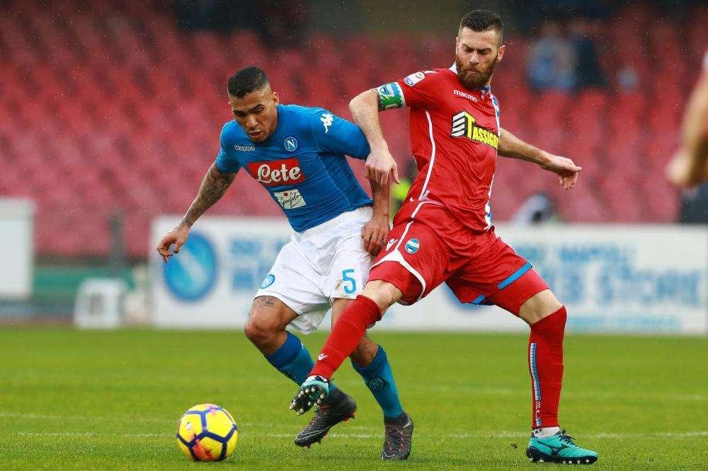FOTO - Gazzetta: "Allan-gol, SPAL al tappeto. Il Napoli si riprende la vetta"
