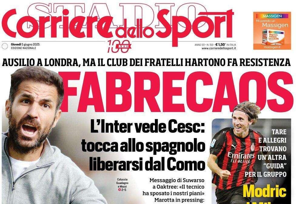 Corriere dello Sport e le parole di ADL: "Napoli, spendo 300 milioni"
