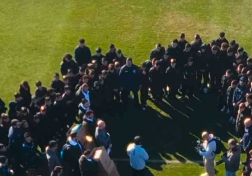 Le giovanili incontrano la prima squadra, il discorso da brividi di Conte e Di Lorenzo