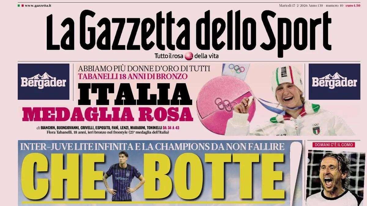 Gazzetta dello Sport: "Che botte, dateci l'Europa"
