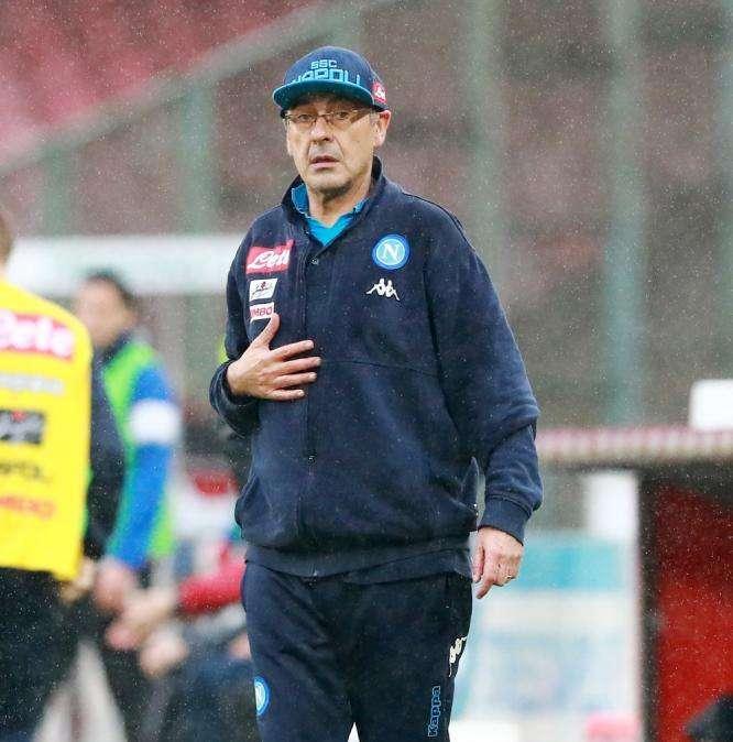 Sarri a Sky: "Gara all'altezza, abbiamo calciato di più che col Benevento! Scudetto? Orgogliosi di esser lì, percorso straordinario..."