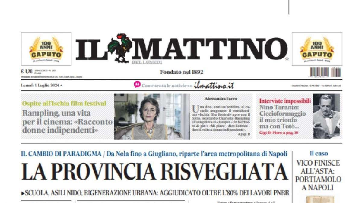 Il Mattino: "Dal tricolore alla disfatta"