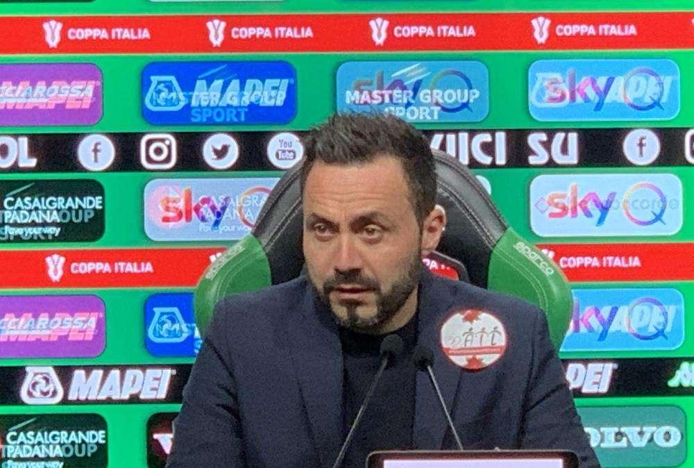 Sassuolo, De Zerbi: "Col sangue agli occhi col Napoli! Dovevo risparmiare Berardi..."