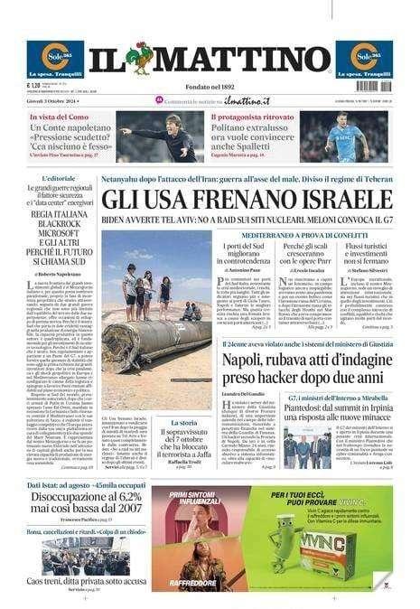 Il Mattino: "Un Conte napoletano: 'Pressione scudetto? 'Cca nisciuno è fesso'"