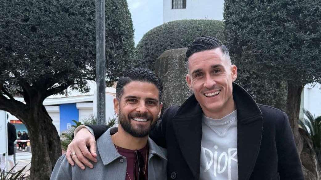 Insieme hanno fatto la storia del Napoli, Insigne rincontra Callejon: "Che bello rivederti"