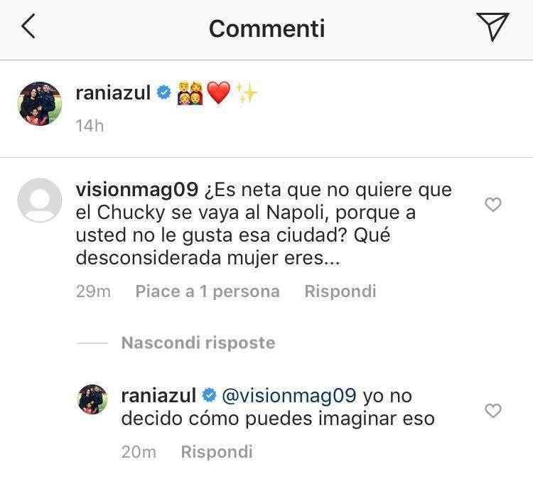 FOTO - Lozano, la moglie rigetta le accuse: "Bloccare la trattativa col Napoli? Non prendo io queste decisioni"