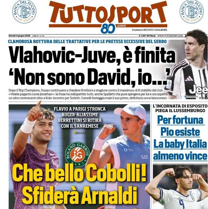 Vlahovic saluta la Juve, Tuttosport rivela: "Una frase ha indispettito tutti"