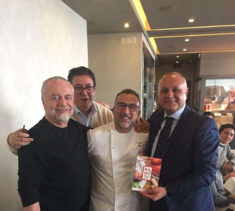FOTO - Per ADL pranzo a Palazzo Petrucci: "Splendido ragù con Pignataro e Napoletano"