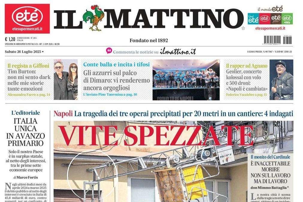 Il Mattino sulla serata in piazza a Dimaro: "Vi renderemo ancora orgogliosi"