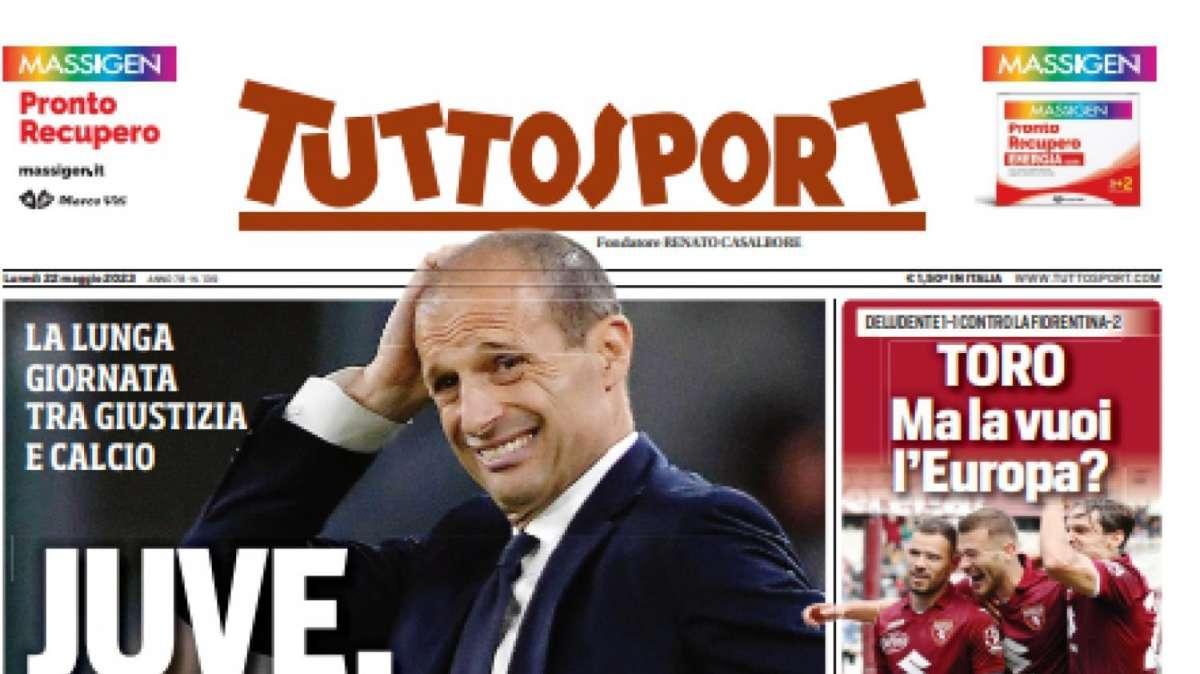 PRIMA PAGINA - Tuttosport: "Napoli, ansia Spalletti. Inter, ansia Champions"