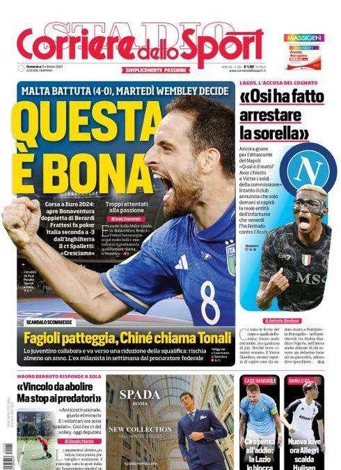 PRIMA PAGINA - CdS Campania: "L'accusa del cognato: 'Osimhen ha fatto arrestare la sorella'"