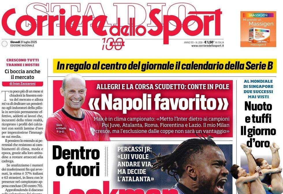 Corriere dello Sport: "Napoli, un regalo a Conte: si lavora per Juanlu"