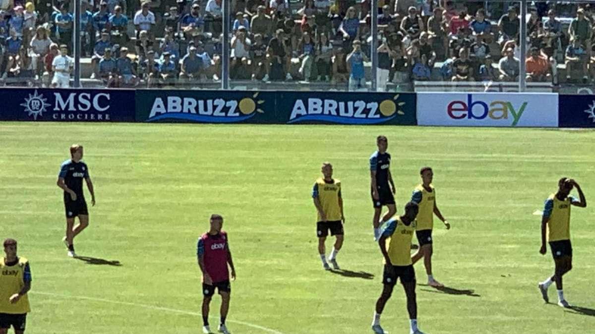 Ritiro Napoli a Castel di Sangro, oggi un solo allenamento: il programma