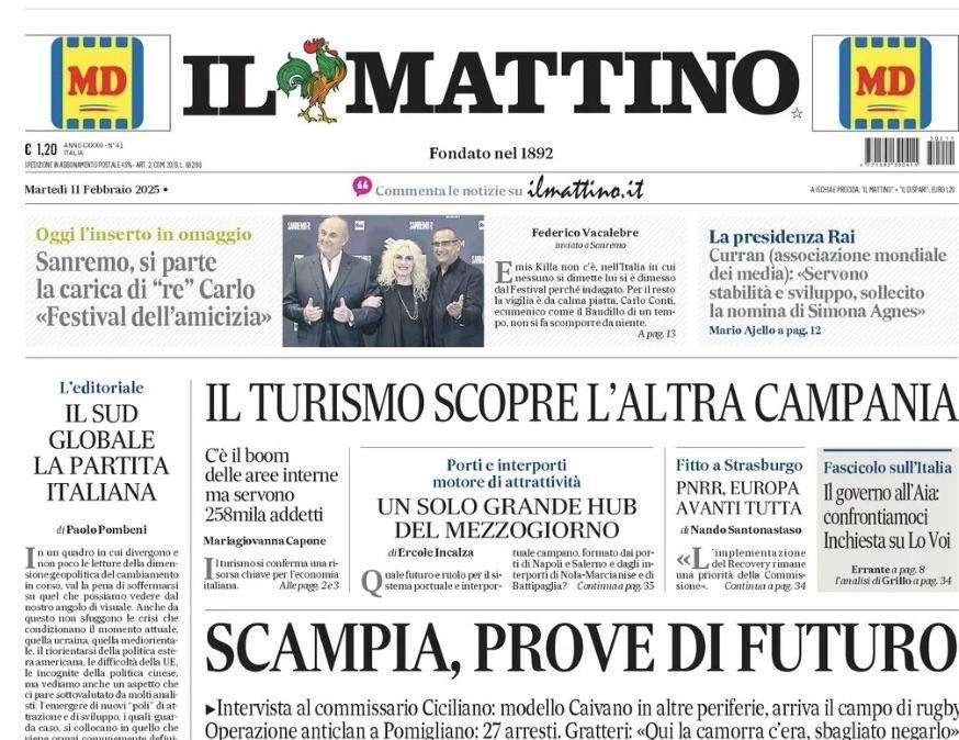 Il Mattino: "Le spine di Conte: dietro Lukaku il vuoto"