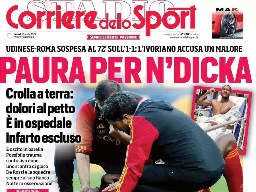 PRIMA PAGINA - CdS: "Flop Napoli: errori e fischi"