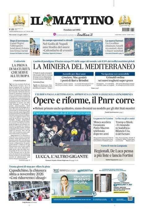 Il Mattino: "Lucca, l'altro gigante"