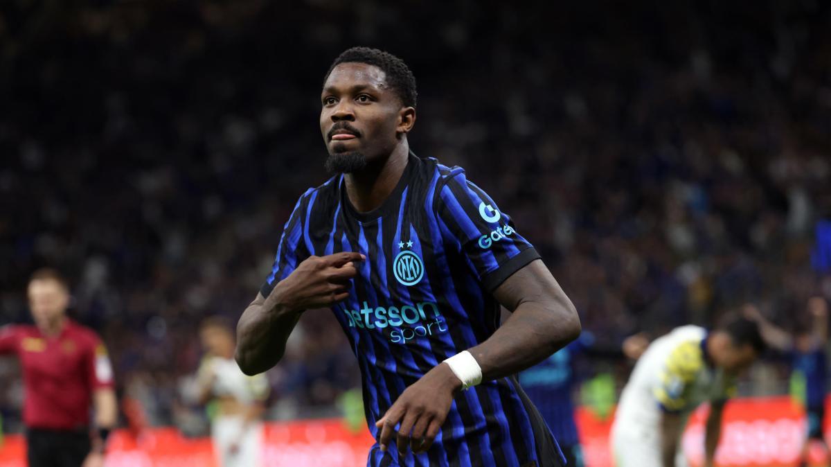 Finale Coppa Italia, allarme in casa Inter: Thuram a forte rischio per la Lazio