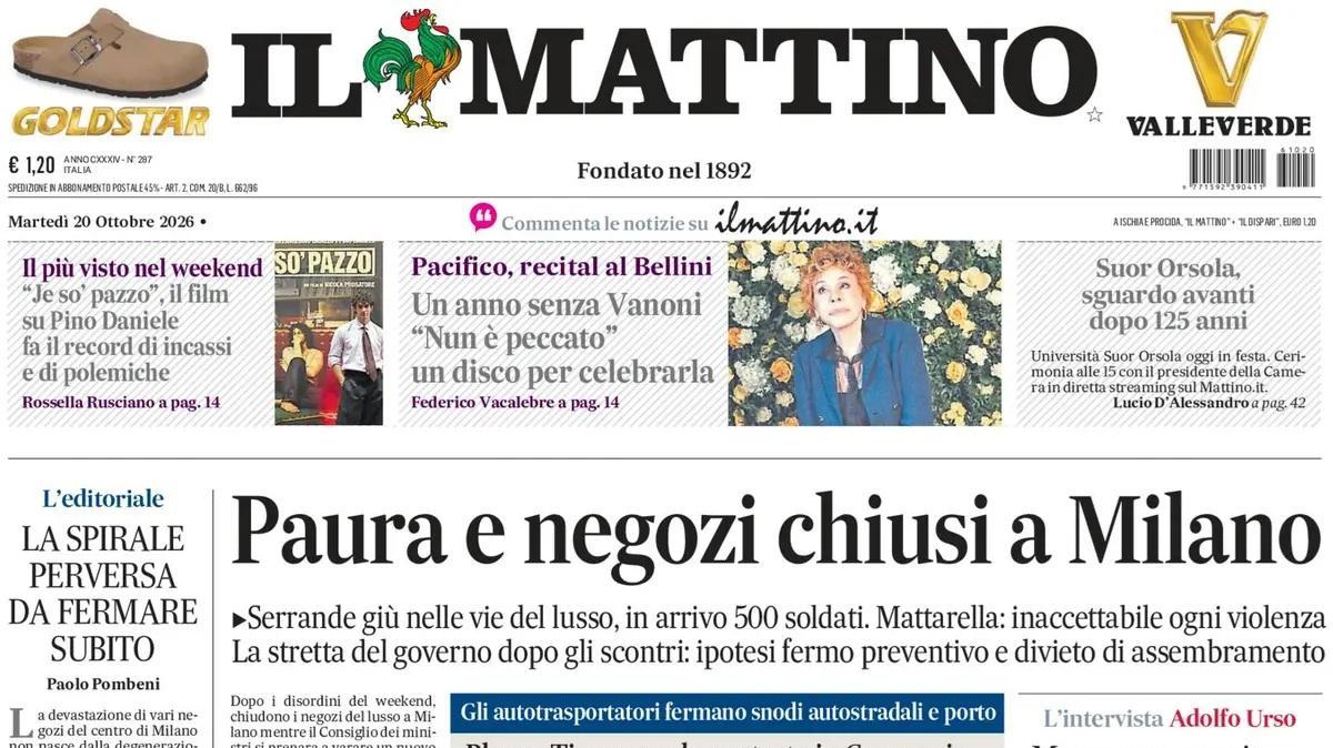 Notte di Champions, Il Mattino: "Allegri, ora o mai più. Conta solo vincere"