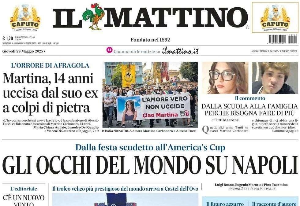 Il Mattino: "Gli occhi del mondo su Napoli"