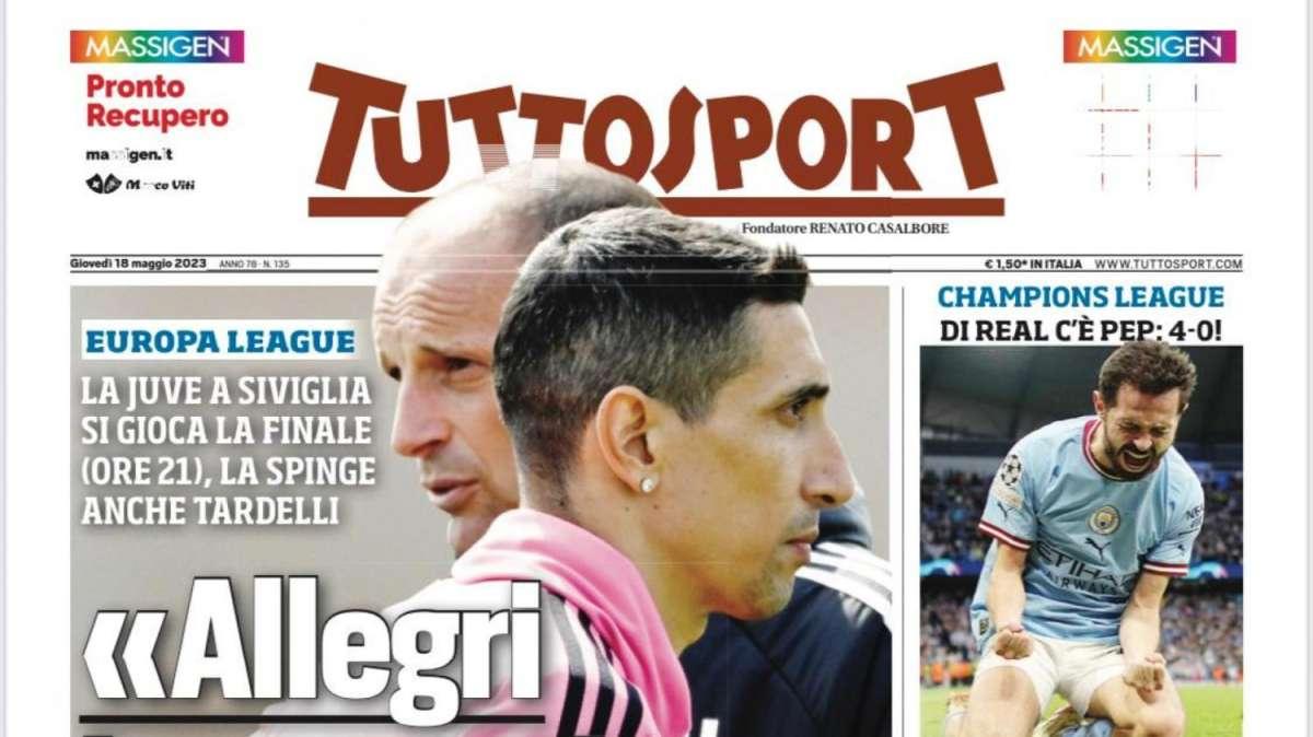 PRIMA PAGINA - Tuttosport: "Allegri inventati qualcosa"