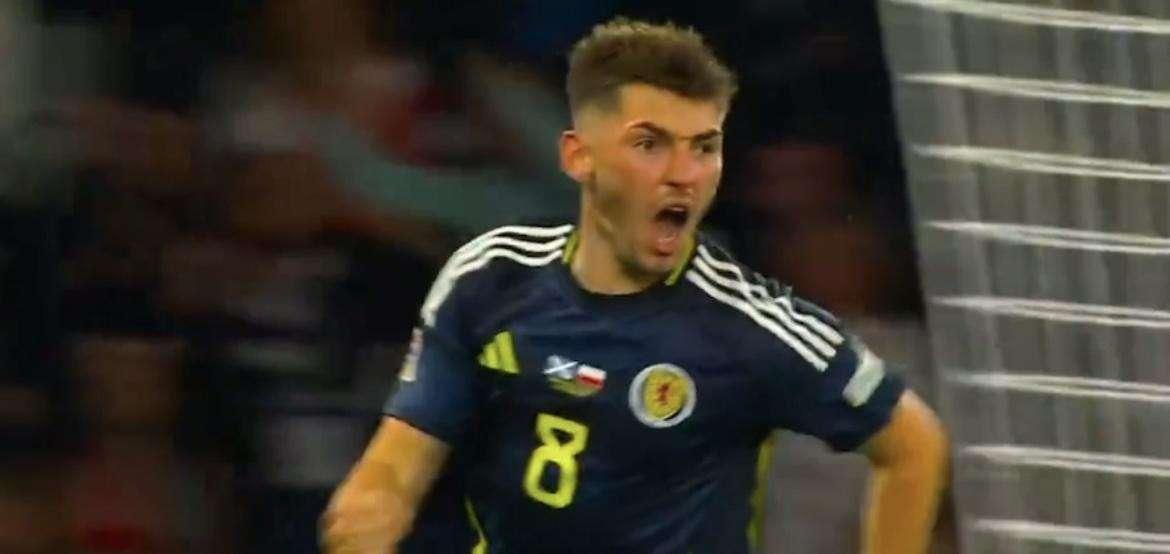Gilmour a segno: l’azzurro accorcia le distanze in Scozia-Polonia