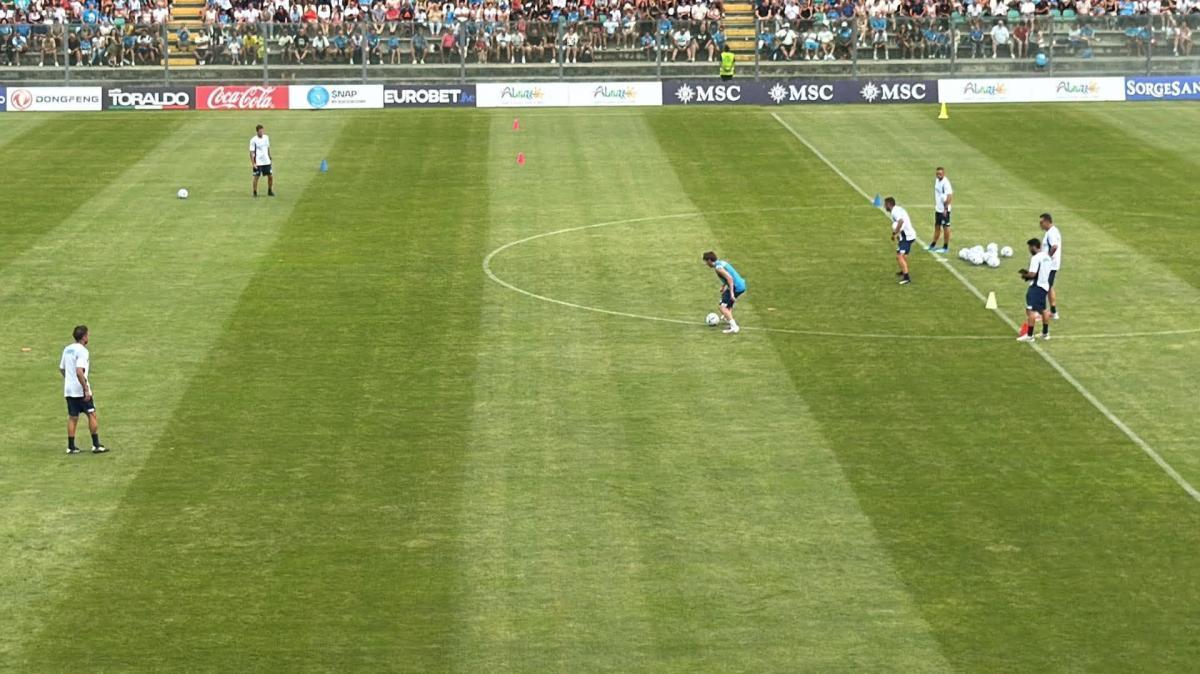 Bella notizia a Castel di Sangro, Gilmour lavora con il pallone: il rientro si avvicina