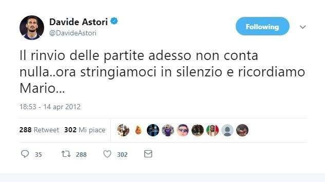 "Rinvio partite non conta nulla, stringiamoci in silenzio", così Astori nel 2012 dopo la morte di Morosini