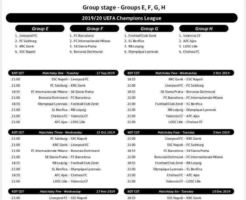 UFFICIALE - Champions, il calendario del Napoli: esordio in casa col Liverpool, si chiude al San Paolo contro il Genk