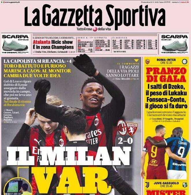 Ziliani ironizza sulla Gazzetta di Cairo: “Senza il VAR il Torino sarebbe primo...”