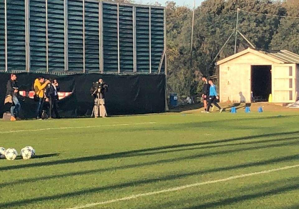 FOTO - Ghoulam lavora per tornare a disposizione: l'algerino presente all'allenamento