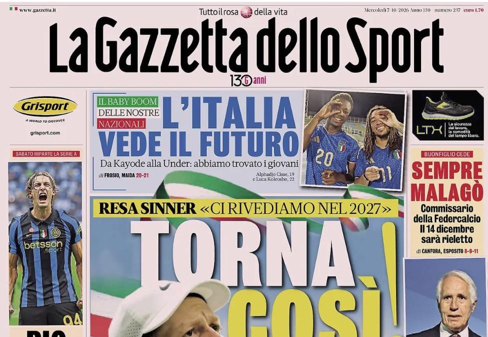 Caos in Figc, Gazzetta dello Sport: "Sempre Malagò"