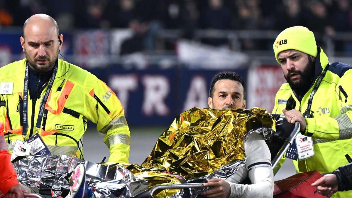 Lazio, tegola Pedro: lascia il campo in lacrime e viene trasportato in ospedale