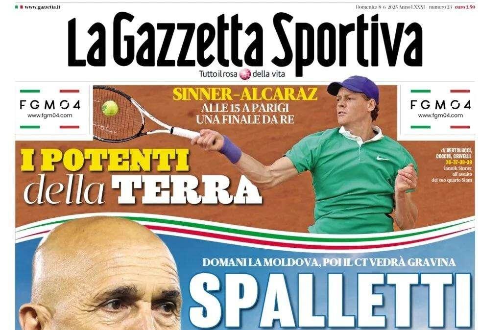 Gazzetta dello Sport: "Spalletti sul filo"