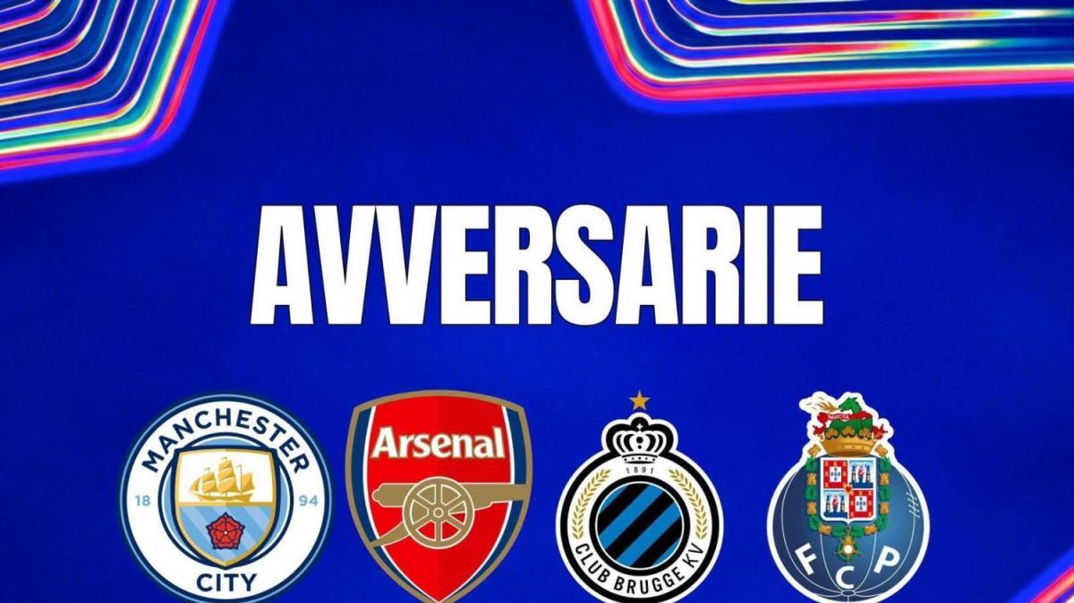 Sorteggio Champions, due big inglesi e due matricole: ecco le 8 rivali del Napoli