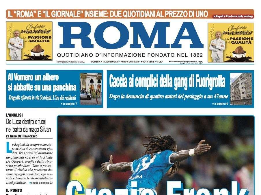 Il Roma: "Grazie Frank"