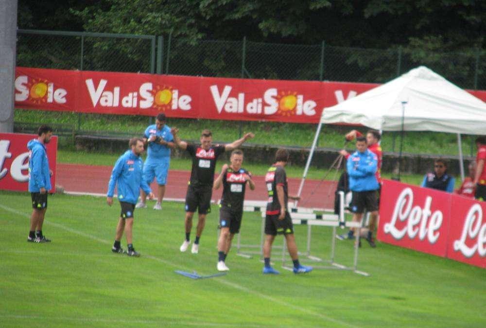 FOTO TN - Lavoro sul campo per Milik, Zielinski e Inglese: corsa ad ostacoli, Ancelotti parla con Giuntoli