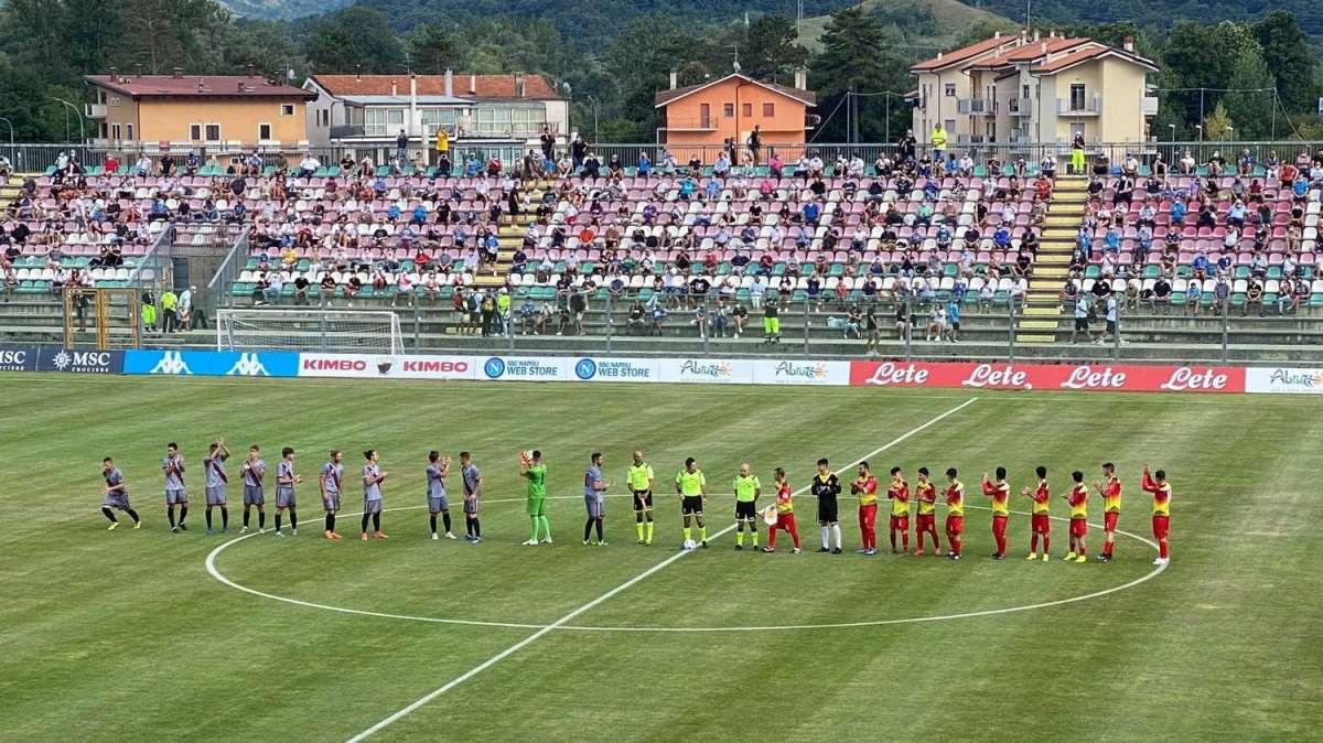 FOTO TN - Triangolare, a Castel di Sangro 1280 spettatori perfettamente distanziati