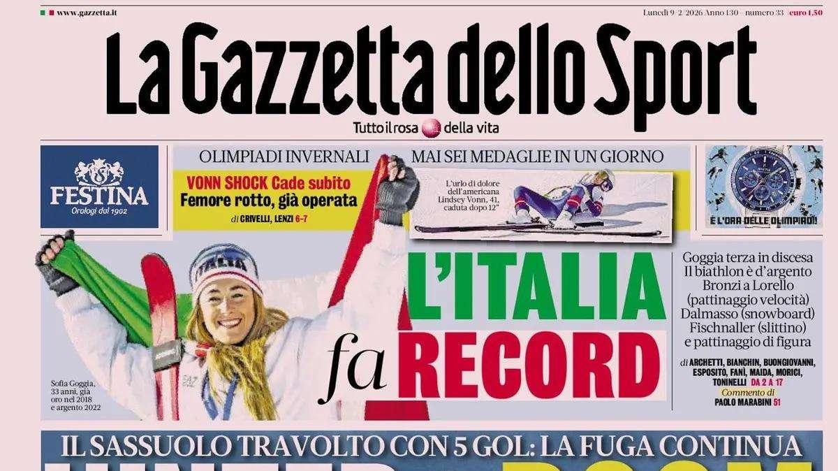 Gazzetta dello Sport:  “L’Inter fa boom”