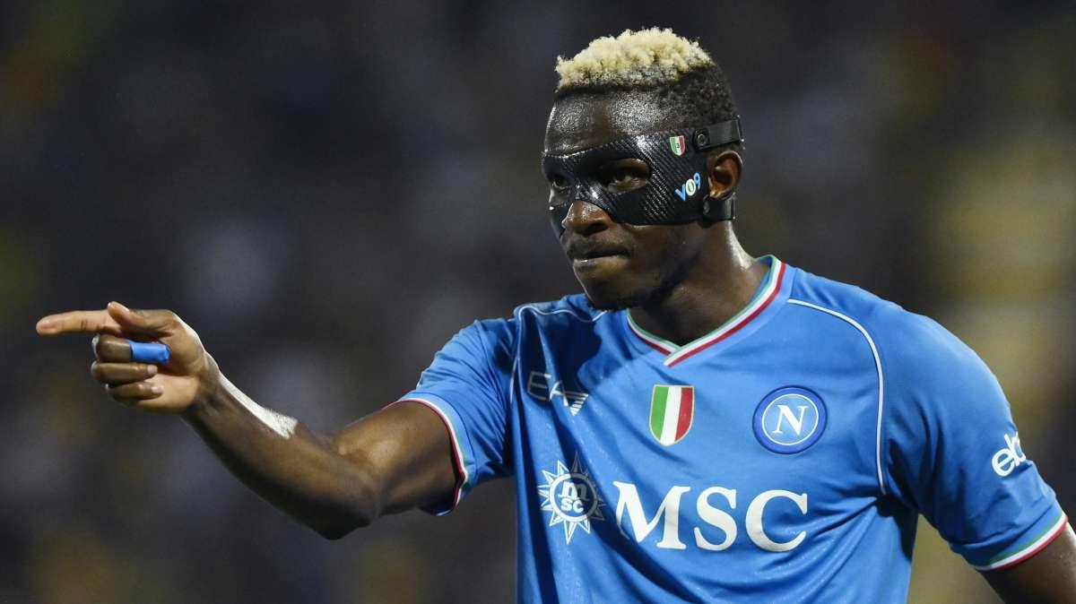 FOTO - Osimhen a secco col Braga, ma premiato dall'UEFA: è il man of the match