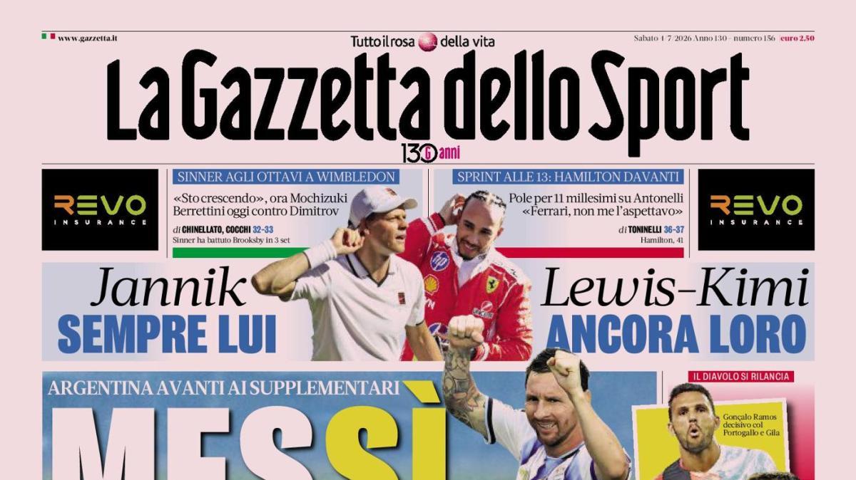Napoli fermo, Gazzetta dello Sport: "Milan prenota Gila. Inter, sprint per Khalaili"
