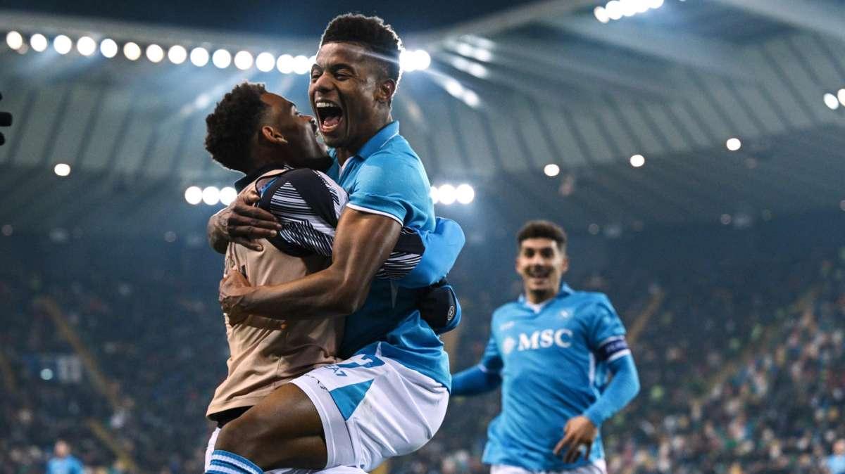 Udinese-Napoli 1-3, le pagelle: Neres da impazzire, Anguissa super! Lukaku ci mette la firma