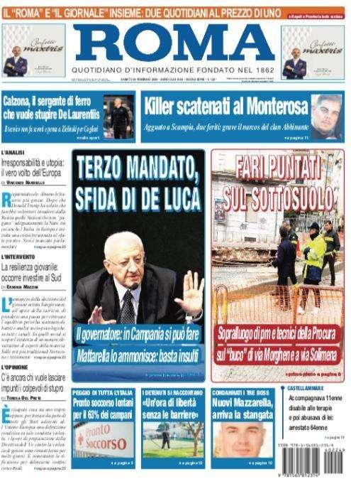PRIMA PAGINA - Il Roma: "Calzona, il sergente di ferro che vuole stupire ADL"