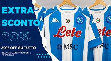 Maglie Napoli arriva lo  Sconto Extra del 20%