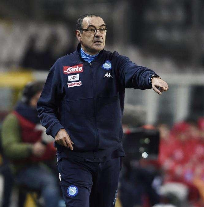 Sarri a Premium: "Mai stato calo fisico, numeri non mentono. Hamsik è straordinario, bisognava aspettarlo. Cravatta alla cena di Natale? Scherzo ad ADL"