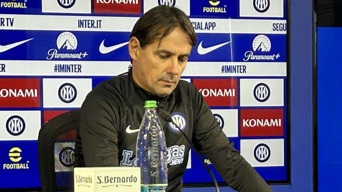Inter, Inzaghi in conferenza: "All'inizio il Napoli ci ha messo in difficoltà. Proteste? Rivedrò le immagini"