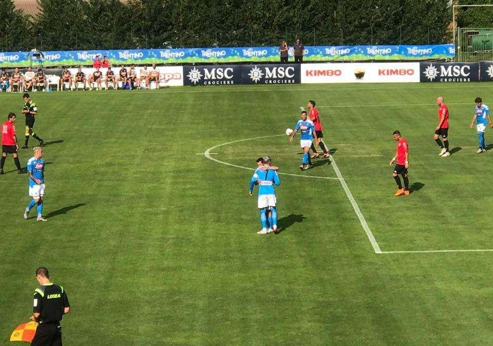 FOTO - Napoli in vantaggio: è di Callejon il primo gol del pre-campionato! 