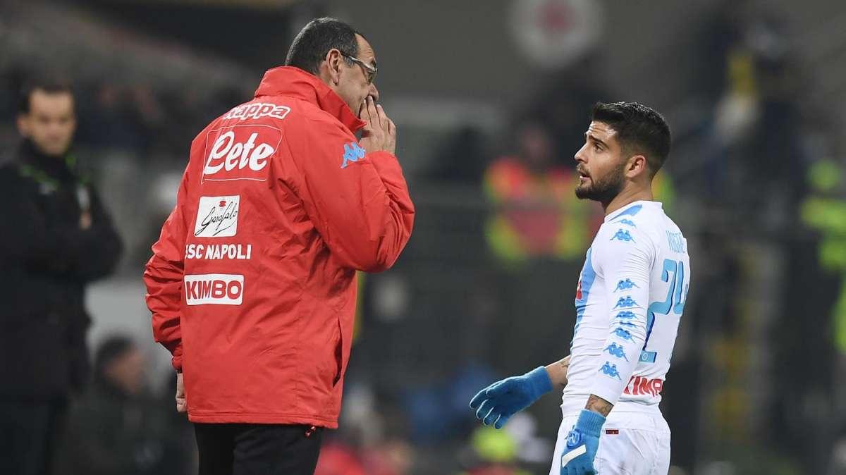 Lazio, Sarri insiste per Insigne: la dirigenza per ora prende tempo
