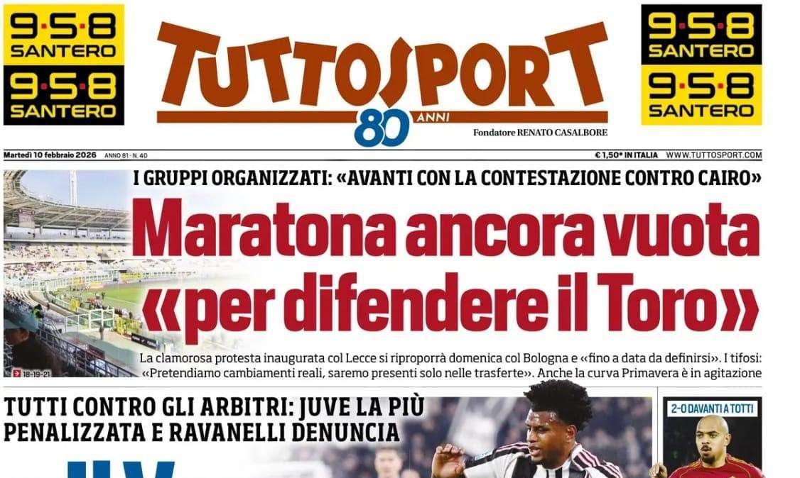 Tuttosport: "Napoli-Como da semifinale. L'Inter in palio"
